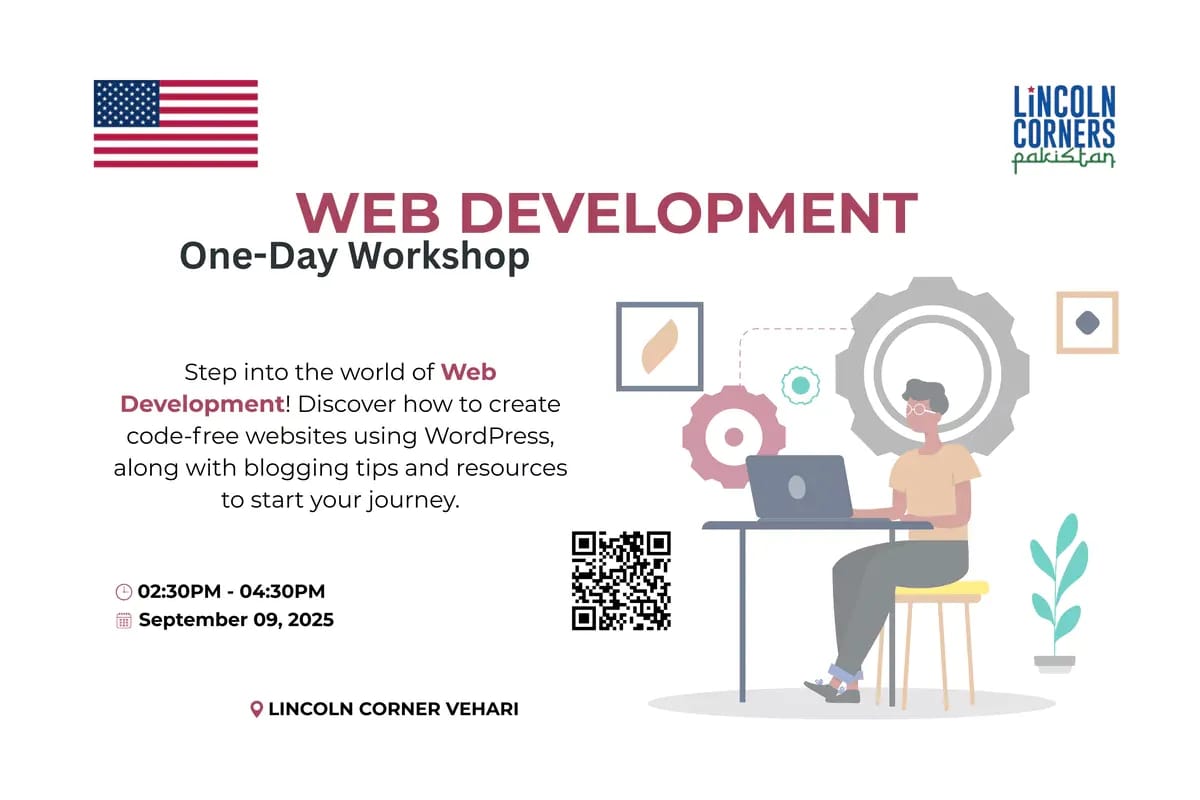 web-development-one-day-workshop-Lincon Corner vehari Pakistan